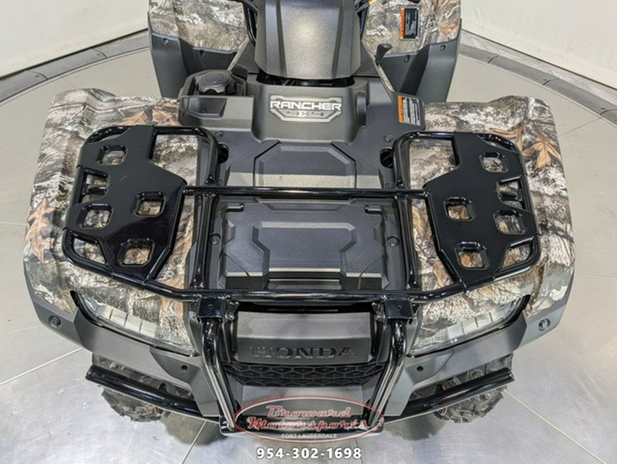 2026 Honda FourTrax Rancher 4x4 TrueTimber Atera Camo