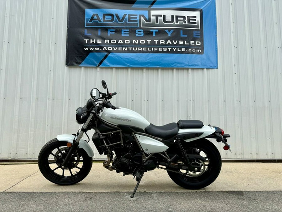 2024 Kawasaki Eliminator Pearl Robotic White