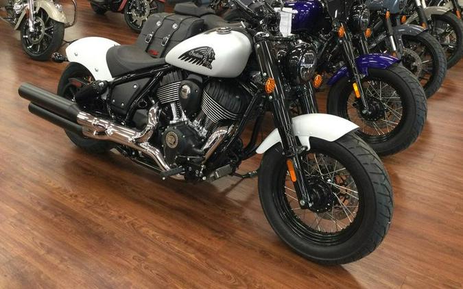 2024 Indian Motorcycle® Chief Bobber ABS Ghost White Metallic Smoke