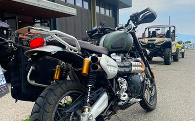 2019 Triumph Scrambler 1200 XC - Showcase Matte Khaki GreenBro