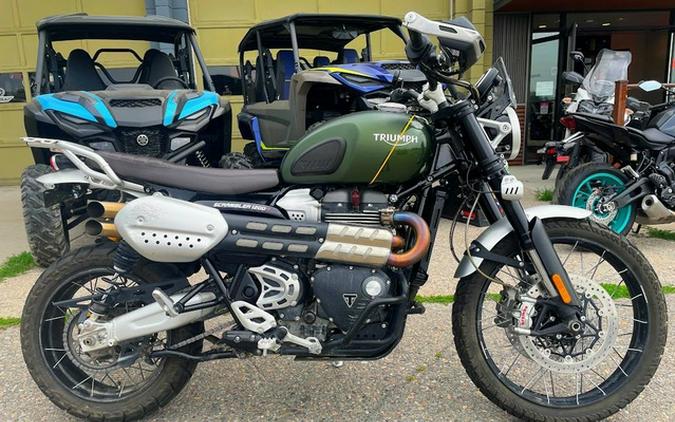 2019 Triumph Scrambler 1200 XC - Showcase Matte Khaki GreenBro