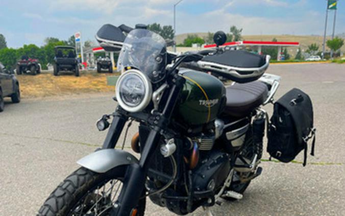 2019 Triumph Scrambler 1200 XC - Showcase Matte Khaki GreenBro