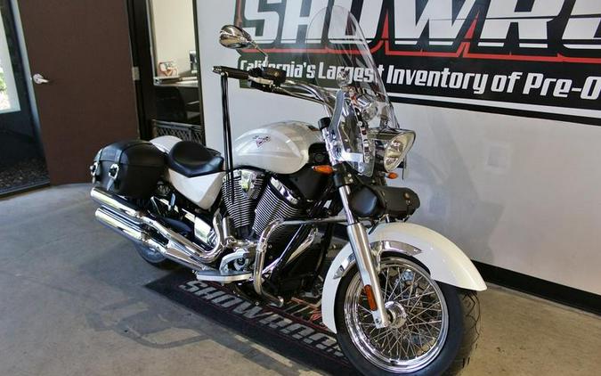 2013 Victory Motorcycles® Boardwalk™ Pearl White