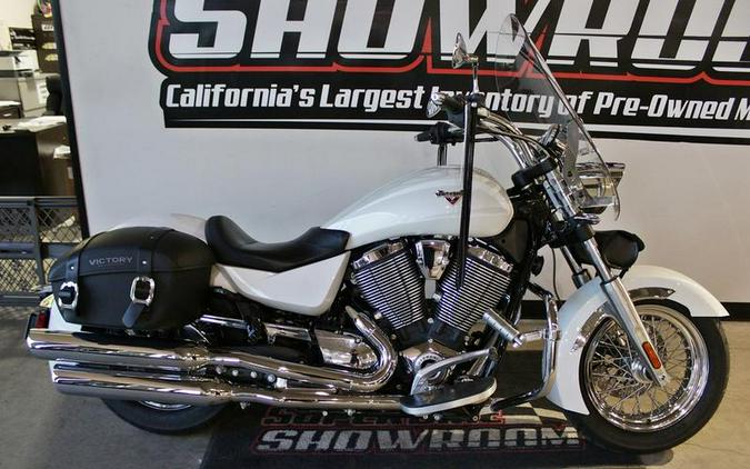 2013 Victory Motorcycles® Boardwalk™ Pearl White