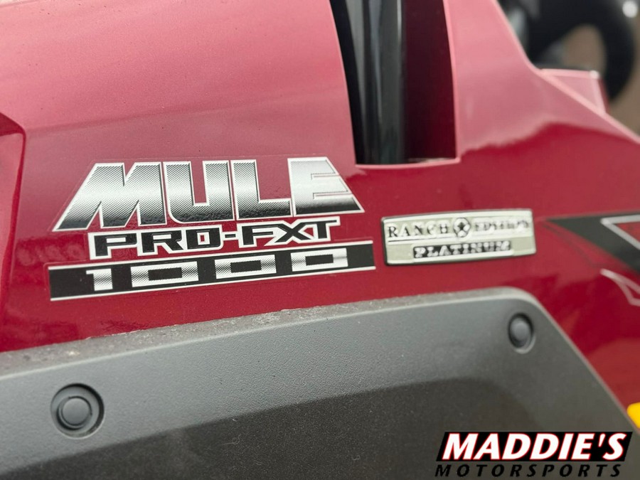 2026 Kawasaki MULE PRO-FXT 1000 Platinum Ranch Edition