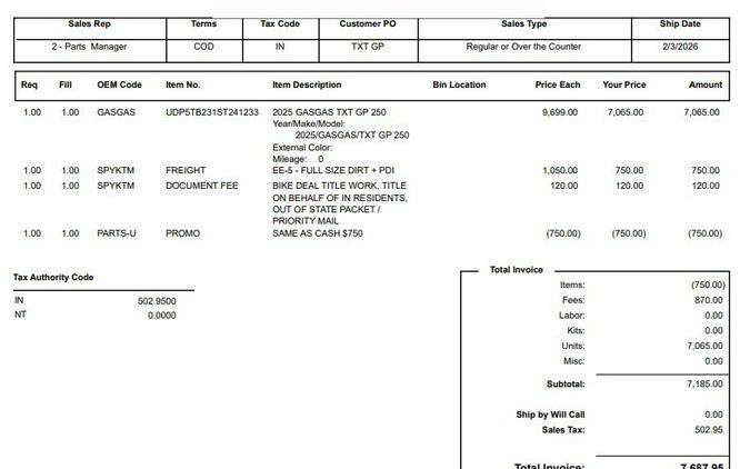 2025 GASGAS TXT GP 250