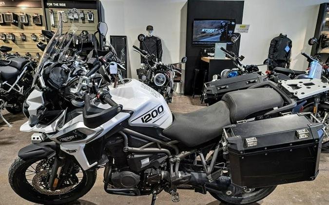 2019 Triumph Tiger 1200 XCA Crystal White