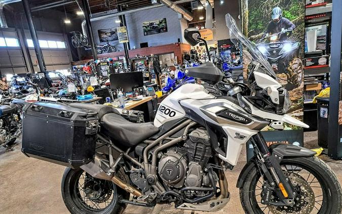 2019 Triumph Tiger 1200 XCA Crystal White