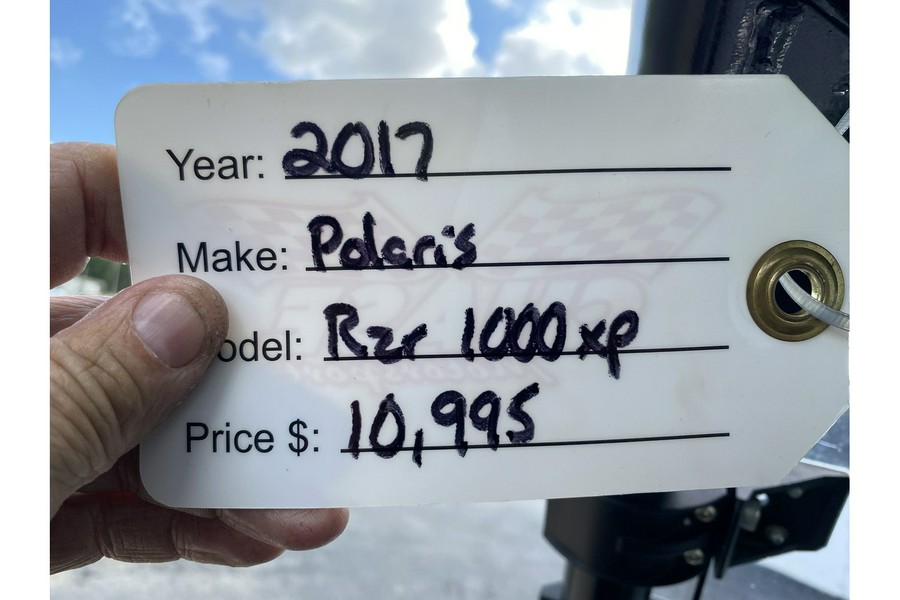 2017 Polaris Industries RZR 1000 XP EPS