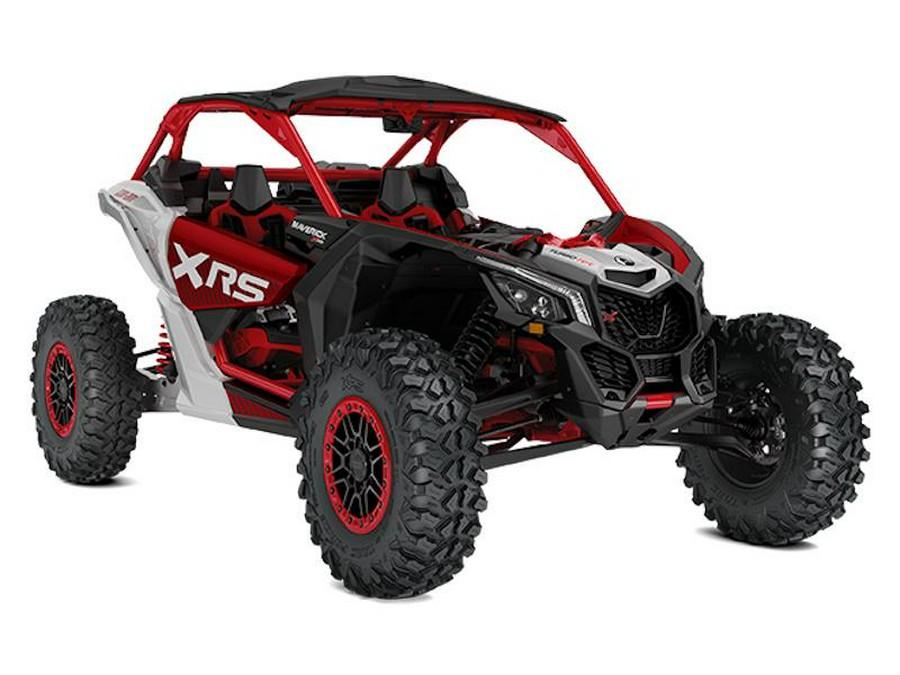 2025 Can-Am® Maverick X3 X rs Turbo RR Fiery Red & Hyper Silver