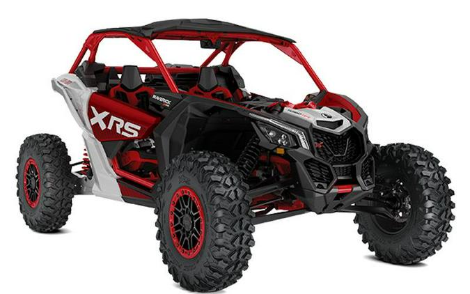 2025 Can-Am® Maverick X3 X rs Turbo RR Fiery Red & Hyper Silver