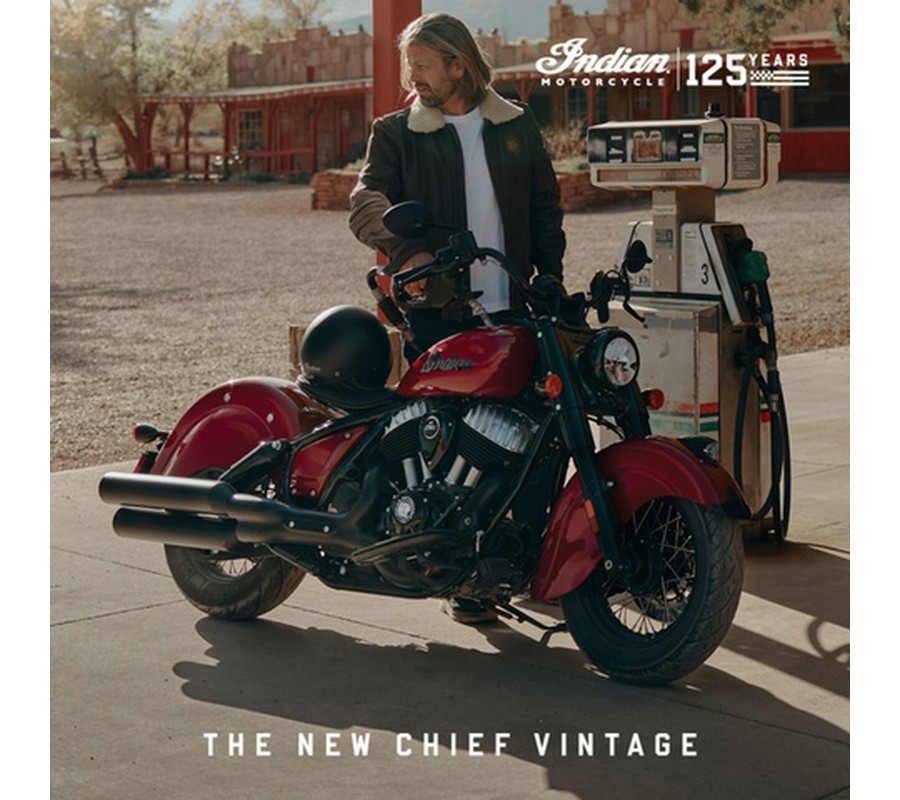 2026 Indian Chief Vintage Indian Motorcycle Red