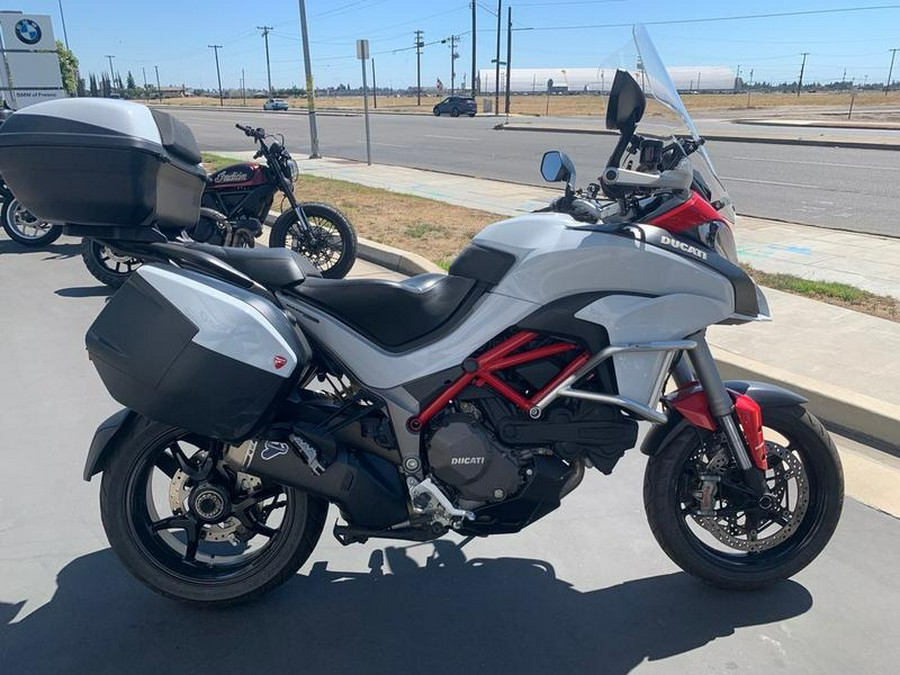 2015 Ducati Multistrada 1200 S Iceberg White Touring Pkg