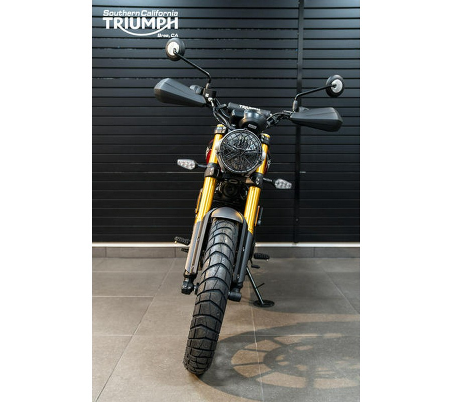 2024 Triumph Scrambler 400 X Carnival Red / Phantom Black