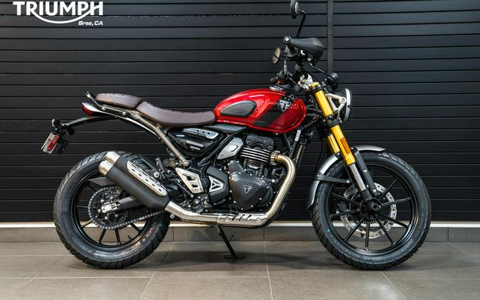 2024 Triumph Scrambler 400 X Carnival Red / Phantom Black