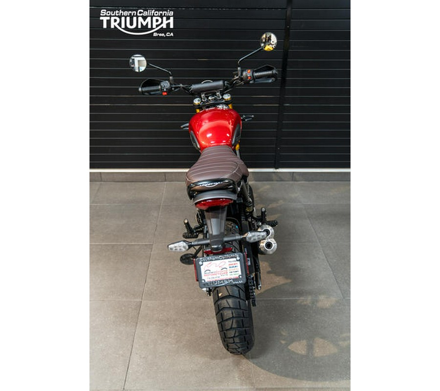 2024 Triumph Scrambler 400 X Carnival Red / Phantom Black