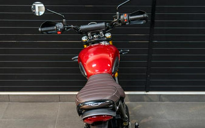 2024 Triumph Scrambler 400 X Carnival Red / Phantom Black