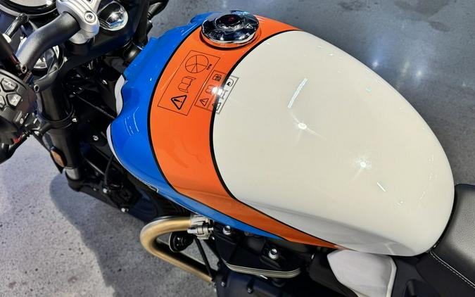 2026 Triumph Speed Twin 900 Pure White/Maui Blue/Tangerine Orange