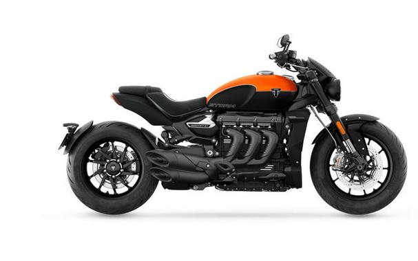 2026 Triumph Rocket 3 Storm R Satin Baja Orange/Matte Sapphire Black