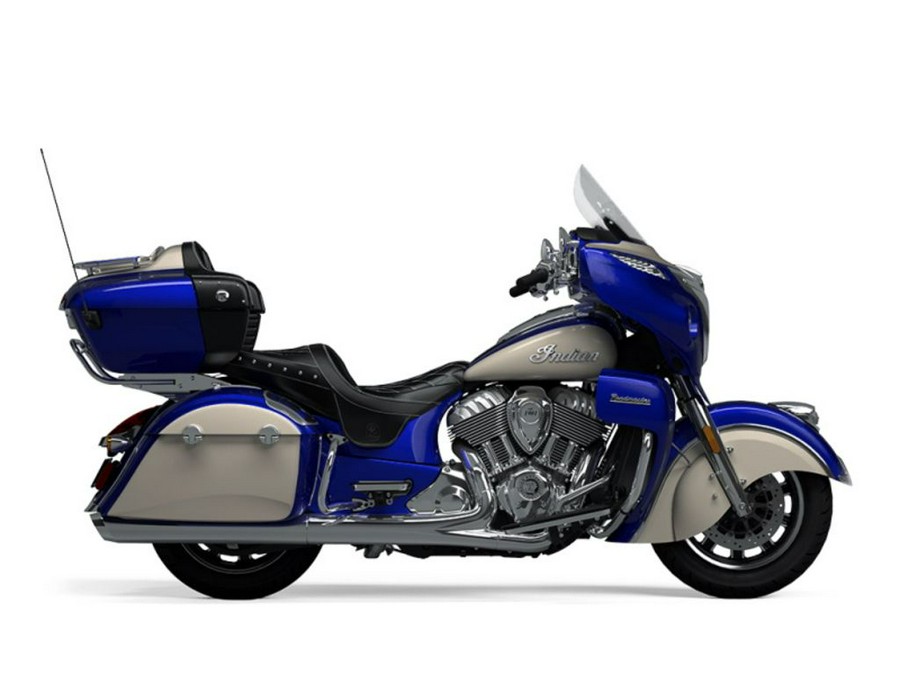 2024 Indian Motorcycle® Roadmaster® with Powerband Audio Package Spirit Blue Metallic/Silver Quartz