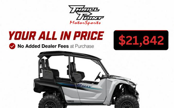 2024 Yamaha Wolverine RMAX4 1000 Limited Edition