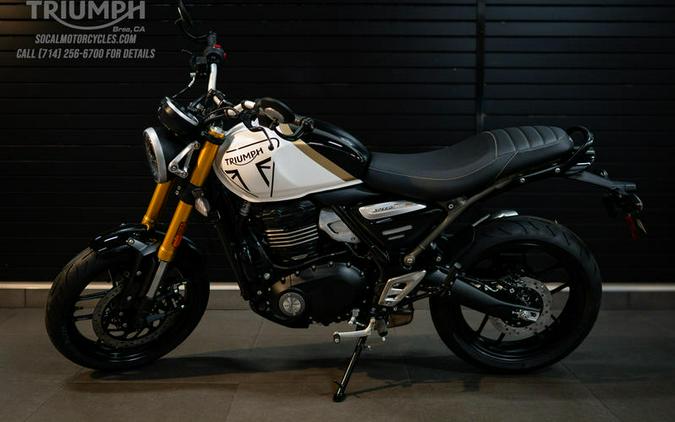 2026 Triumph Speed 400 Pearl Metallic White/Phantom Black