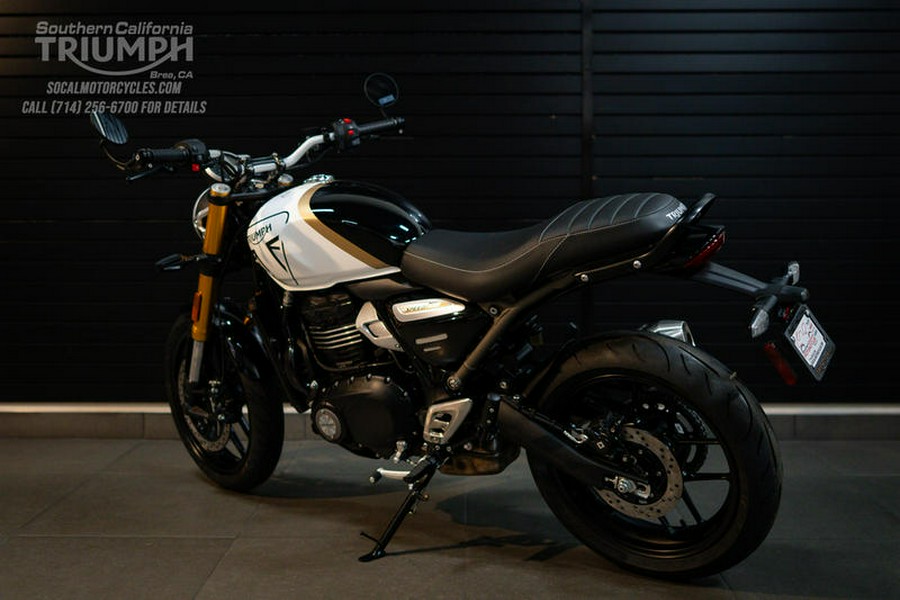 2026 Triumph Speed 400 Pearl Metallic White/Phantom Black