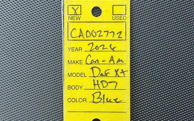 2026 Can-Am Defender XT HD7 Dusty Navy