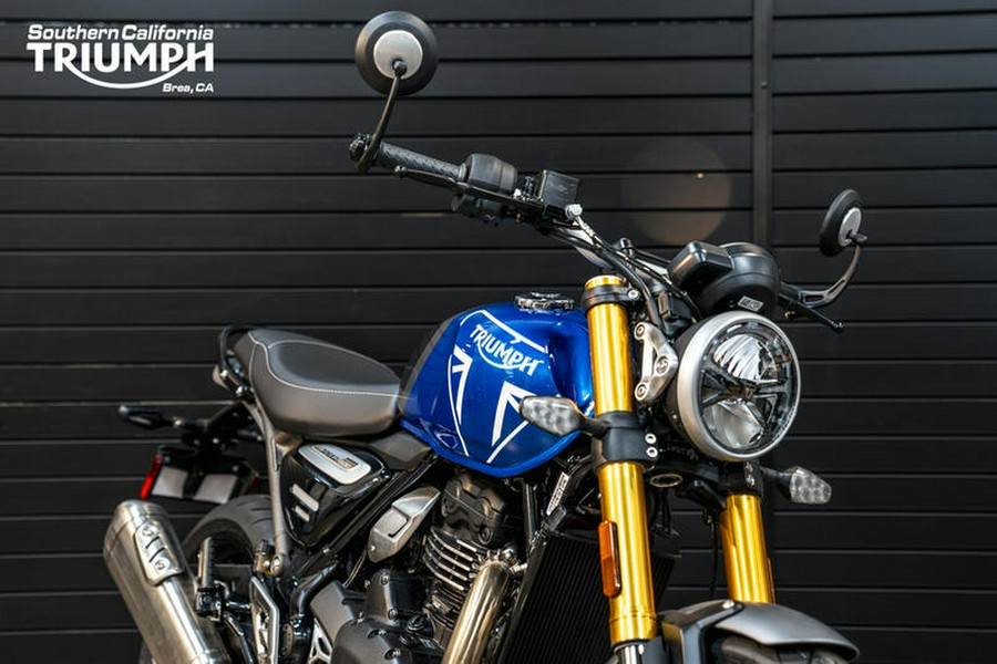 2024 Triumph Speed 400 Caspian Blue / Storm Grey