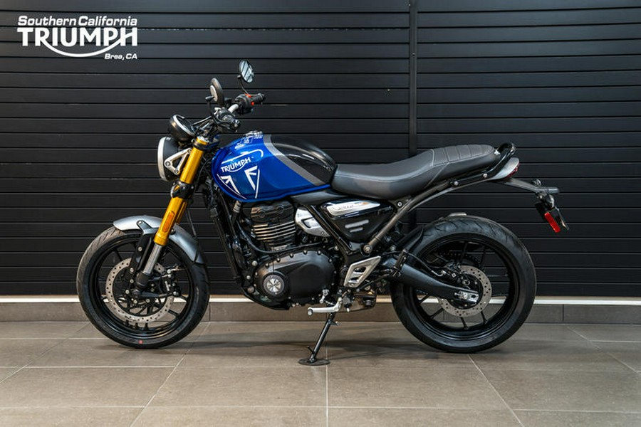 2024 Triumph Speed 400 Caspian Blue / Storm Grey