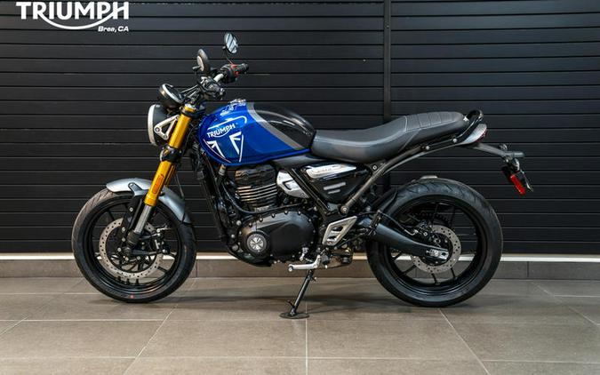 2024 Triumph Speed 400 Caspian Blue / Storm Grey