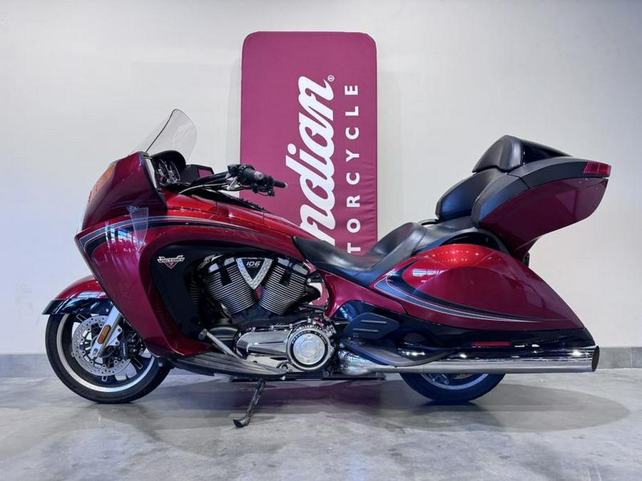 2013 Victory Motorcycles® Vision® Tour Sunset Red & Black W/ Black Carbon Graphics