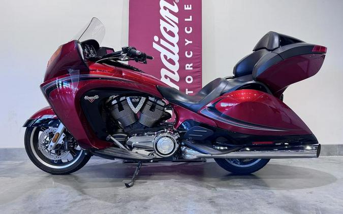 2013 Victory Motorcycles® Vision® Tour Sunset Red & Black W/ Black Carbon Graphics