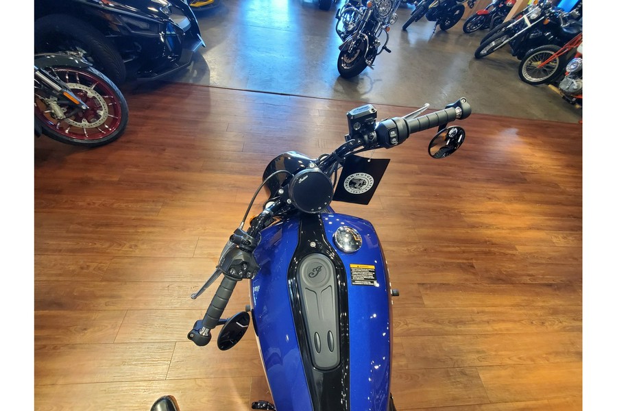 2025 Indian Motorcycle SCT BOBBER LTD, SPIRIT BLUE MTLC, TEC, 49ST Limited + Tech