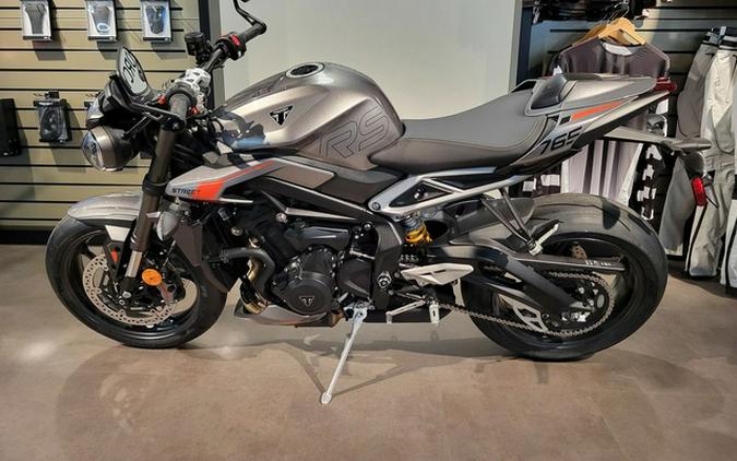 2024 Triumph Street Triple 765 RS Silver Ice RS