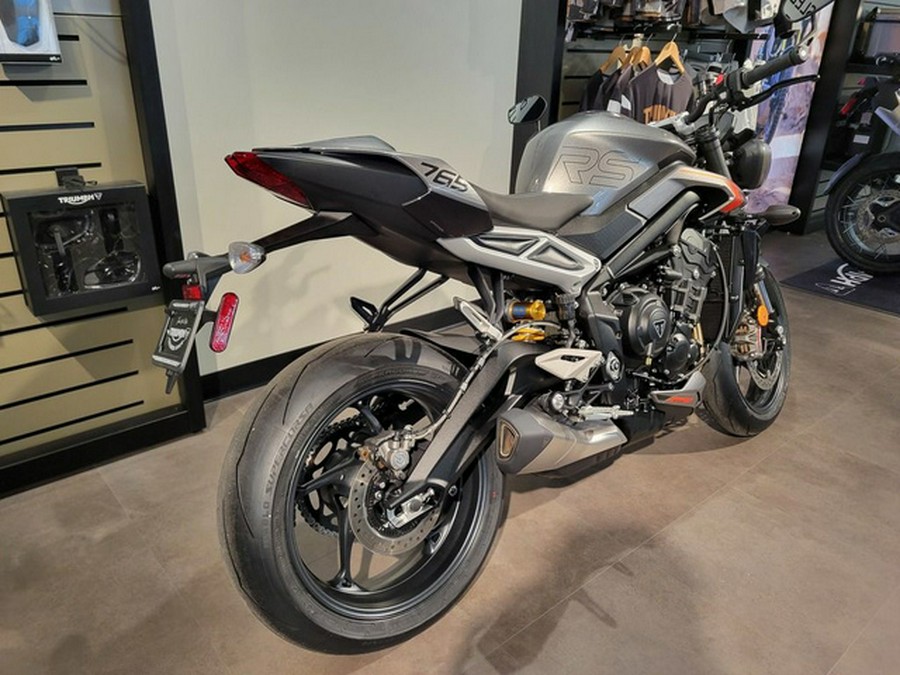 2024 Triumph Street Triple 765 RS Silver Ice RS