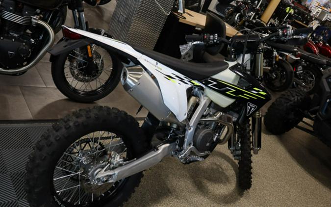 2026 Triumph TF 250-E Jet Black/Pure White