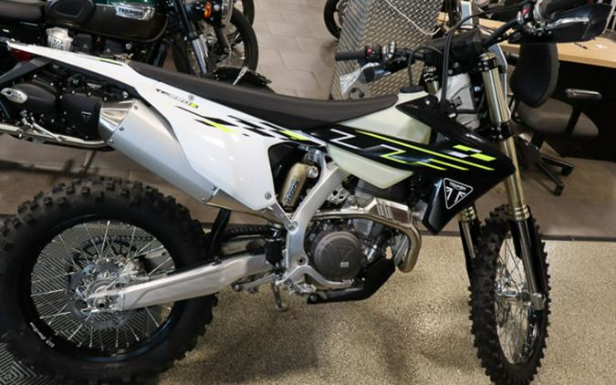 2026 Triumph TF 250-E Jet Black/Pure White