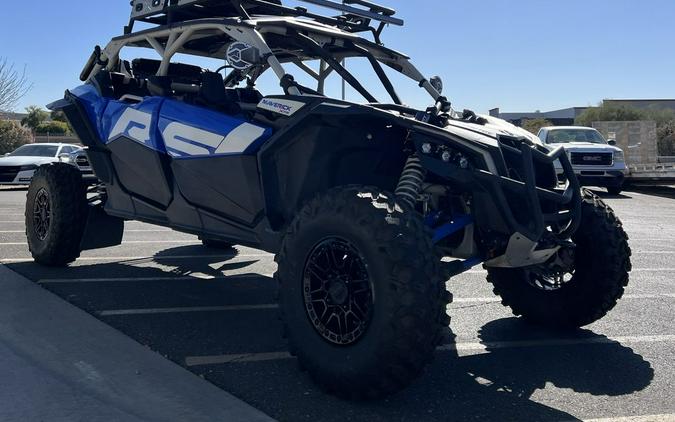 2022 Can-Am® Maverick X3 MAX X rs Turbo RR With Smart-Shox Intense Blue / Carbon Black /