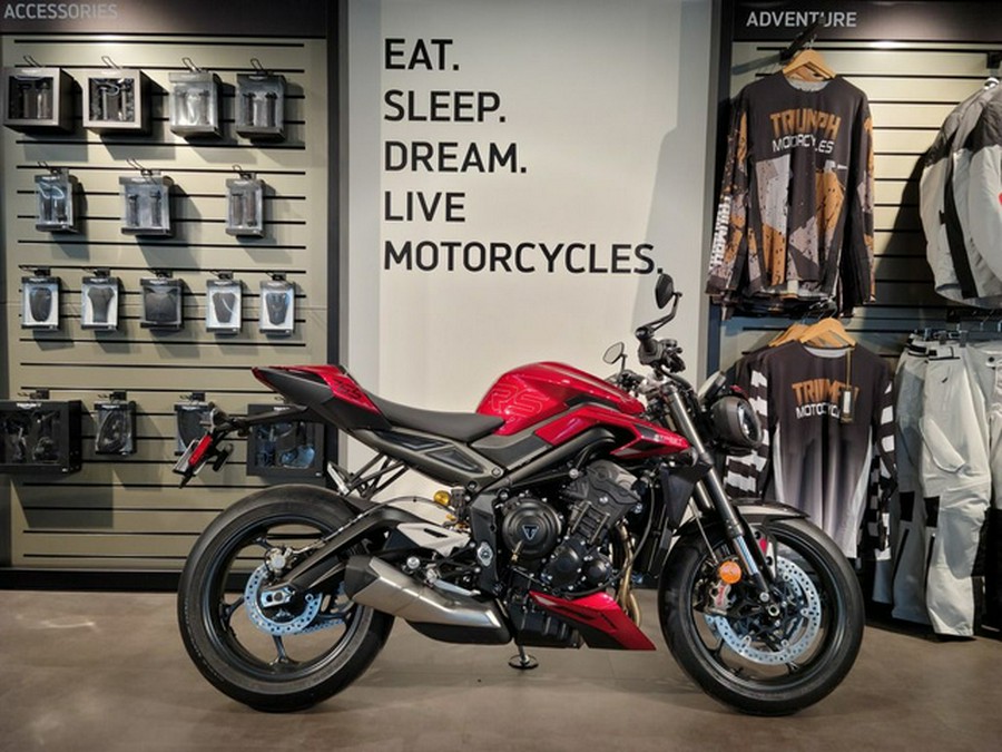 2024 Triumph Street Triple 765 RS Carnival Red RS