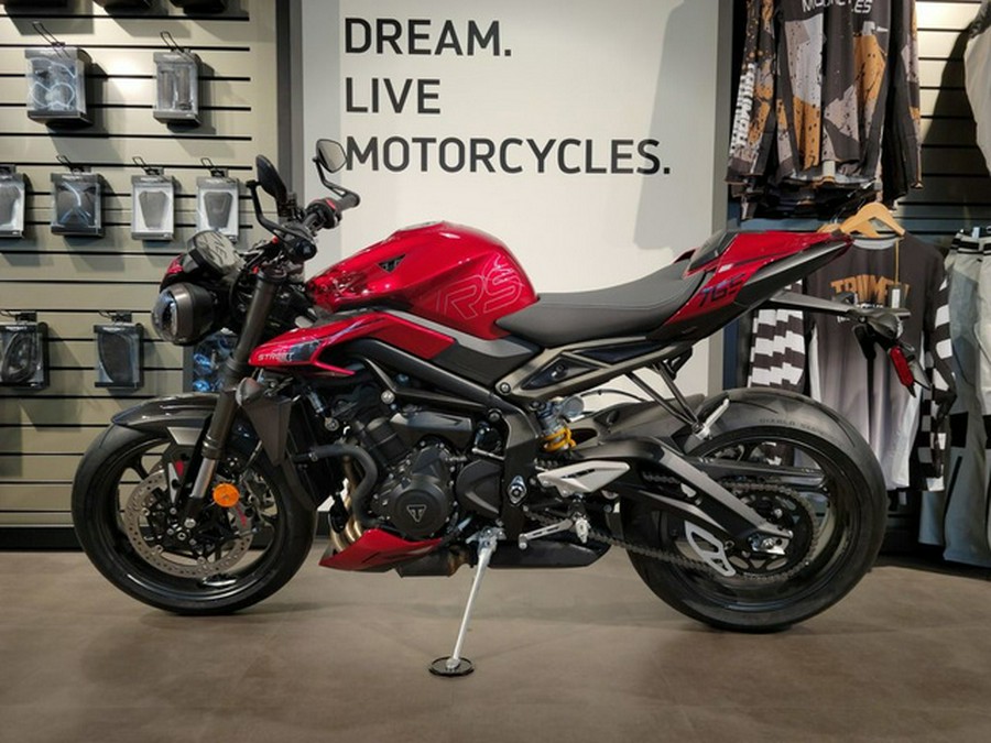 2024 Triumph Street Triple 765 RS Carnival Red RS