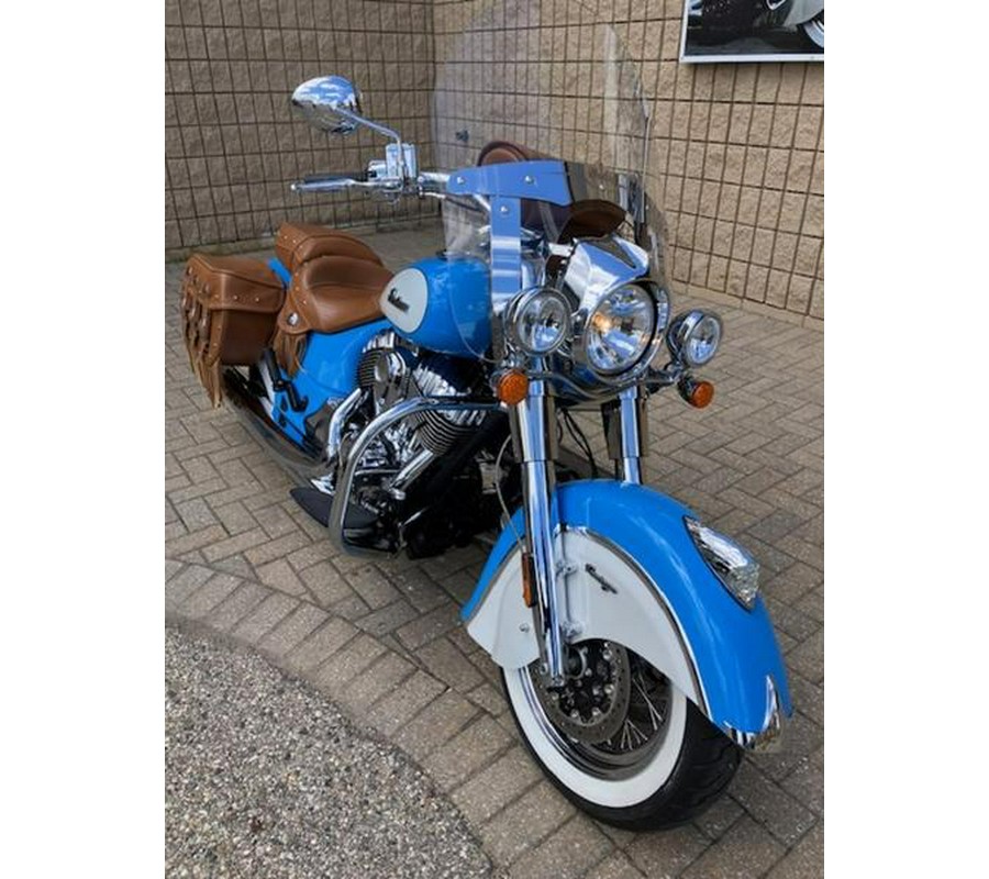 2018 Indian Motorcycle® Chief® Vintage ABS Sky Blue over Pearl White