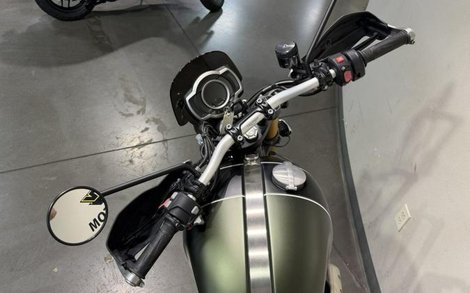 2023 Triumph Scrambler 1200 XE Matte Khaki Green Matte Jet Black