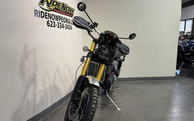 2023 Triumph Scrambler 1200 XE Matte Khaki Green Matte Jet Black