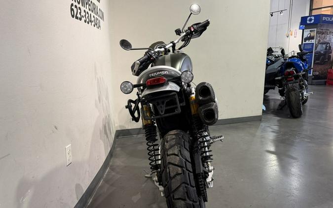 2023 Triumph Scrambler 1200 XE Matte Khaki Green Matte Jet Black