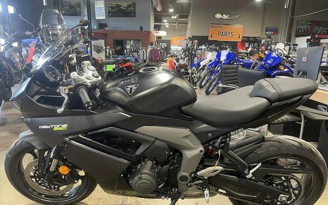 2025 Triumph Daytona 660 Satin Granite/Satin Black