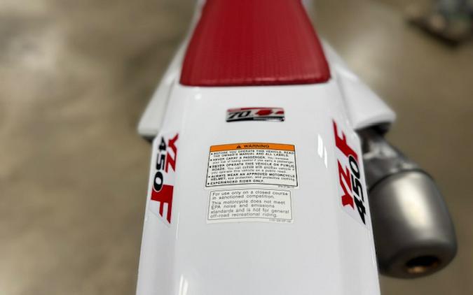 2026 Yamaha YZ 450F ANNIVERSARY EDITION