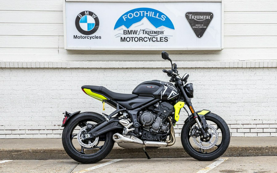 2024 Triumph Trident 660 Jet Black/Triumph Racing Yellow