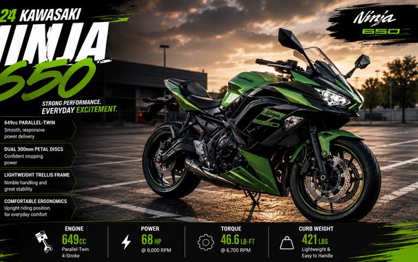 2024 KAWASAKI NINJA 650 ABS - FAD3801