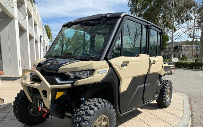 2024 Can-Am® Defender MAX Limited HD10 Desert Tan & Timeless Black